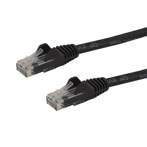 Cable de red ethernet 3m cat6 rj45 snagless gigabit negro