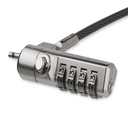Cable candado de 2m para laptop - combinacion de 4 digitos