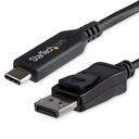 Cable adaptador 1.8m usb c a displayport tipo c 8k 60hz