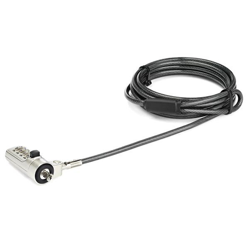 Cable de seguridad para laptop con combinacion - ranura wedge