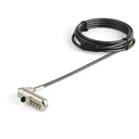 Candado para laptop con cable de 2m - ranura nano - con clave