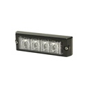 Luz auxiliar serie x3704, 4 leds ultra brillantes, color azul / claro