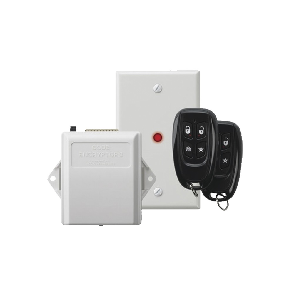 Receptor Universal con Conexión Directa al Keybus del Panel de Alarma con Relevador Auxiliar para Abrir Puertas de Garage o Apli