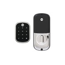 Cerradura autónoma assure yrd256, niquel satinado, teclado discreto al frente,  pin, posible integración con zwave y apertura po