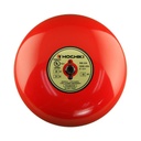 Campana para alarma de incendio, 6 pulgadas, 24 vcd