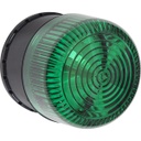 Alarma de una zona para uso en exterior, notificación audible y visible, color verde