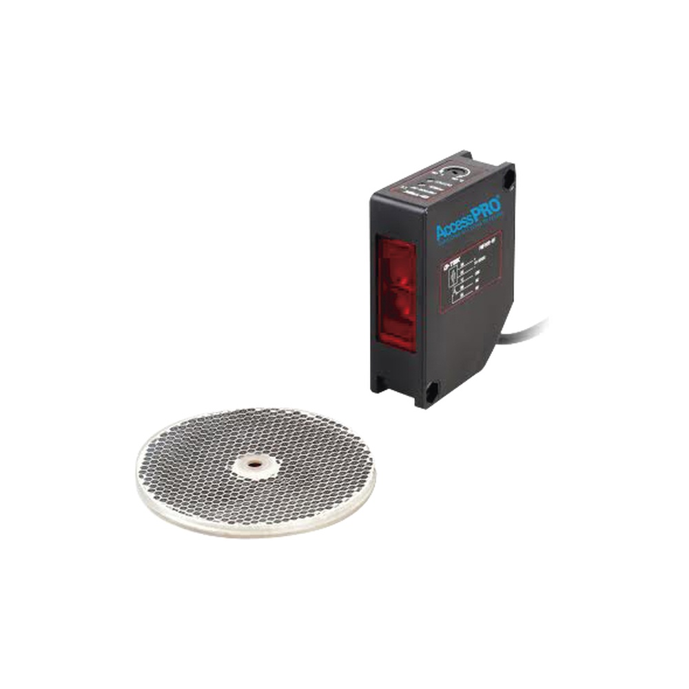 Detector fotoeléctrico de 16 m de alcance / luz indicadora para alineación 