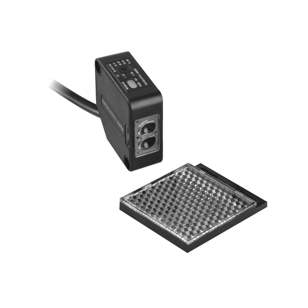Detector fotoeléctrico de 7 m de alcance  / luz indicadora para alineación 