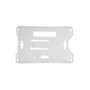 Porta tarjeta de plastico abs / transparente / compatible con tarjetas accesscardepc / procardx