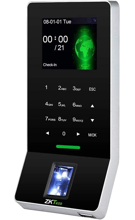 Control De Acceso Y Asistencia Biométrico ZKTeco F22Mifare 3000 Huellas 5000 Tarjetas Mifare TCP IP RS485