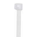 Cincho de nylon 6.6 stronghold™, de 200mm de largo, color natural, plenum, paquete de 100pz