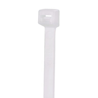 Cincho de nylon 6.6 stronghold™, de 100mm de largo, color natural, plenum, paquete de 100pz