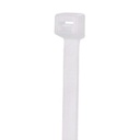Cincho de nylon 6.6 stronghold™, de 100mm de largo, color natural, plenum, paquete de 100pz
