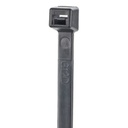 Cincho de nylon 6.6 stronghold™, de 300mm de largo, color negro, exterior resistente a rayos uv, paquete de 100pz