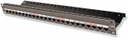 Patch panel utp z-max categoría 6, de 24 puertos, plano, 1ur