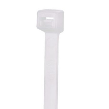Cincho de nylon 6.6 stronghold™, de 370mm de largo, color natural, plenum, paquete de 100pz