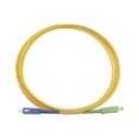 Jumper de fibra óptica monomodo sc/upc sc/apc simplex, color amarillo 1 metro