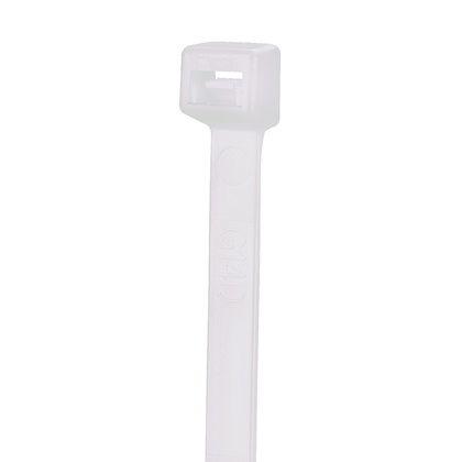 Cincho de nylon 6.6 stronghold™, de 160mm de largo, color natural, plenum, paquete de 100pz