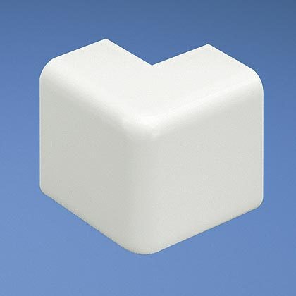 Esquinero exterior, para uso con canaleta ld5, material abs, color blanco mate
