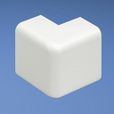 Esquinero exterior, para uso con canaleta ld5, material abs, color blanco mate