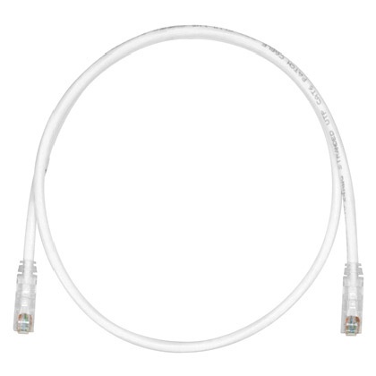 Cable de parcheo tx6, utp cat6, 24 awg, cm/lszh, color blanco mate, 10ft
