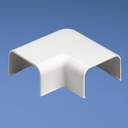 Conexión en ángulo recto "l", para uso con canaleta ld3, material abs, color blanco mate