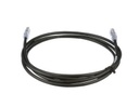 Cable de parcheo utp, cat6a, 24 awg, cm, color negro, 5ft