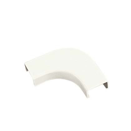 Curva de radio controlado, para uso con canaleta ld3, material abs, color blanco mate