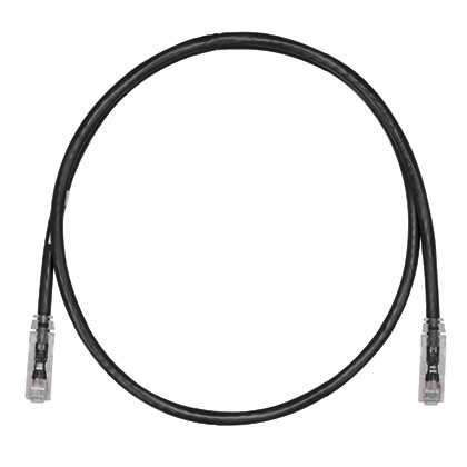 Cable de parcheo tx6, utp cat6, 24 awg, cm/lszh, color negro, 1ft
