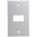 Placa De Pared Vertical Clásica Panduit CFP2WH Salida Para 2 Puertos Mini-Com
