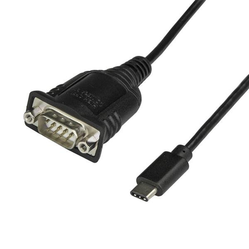 Adaptador usb tipo c a serial d b9 rs232 con retencion com