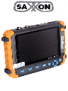 Saxxon tes08mc - probador de video con pantalla de 5 pulgadas/ soporta hasta 4k/ soporta: hdcvi/tvi/ahd/ salida de energía de 12