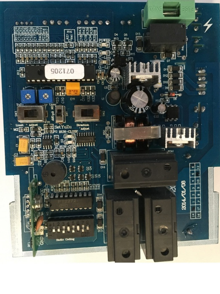 Panel De Control Para Motor Deslizante Wejoin WJKMP202MB Refaccion