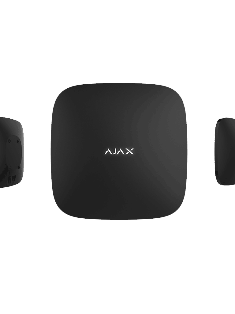 Ajax hub2plus b - panel de  alarma conexión ethernet, wifi, lte control mediante aplicación para smartphone. color negro