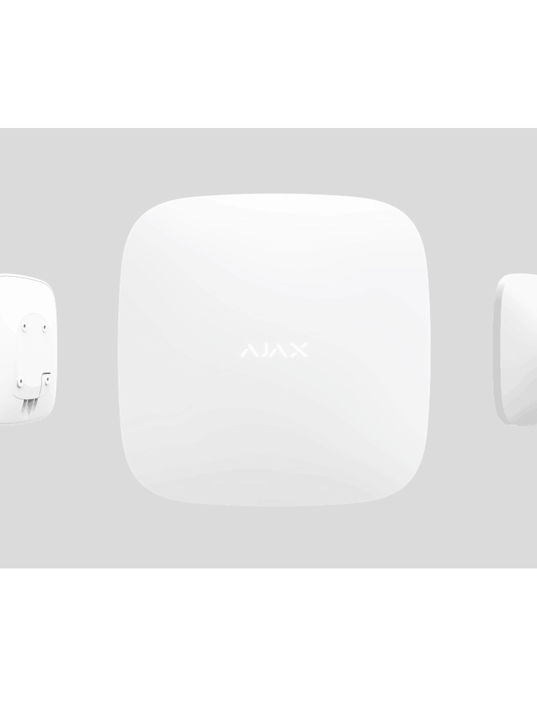 Ajax hub2plus w - panel de  alarma conexión ethernet, wifi, lte control mediante aplicación para smartphone. color blanco