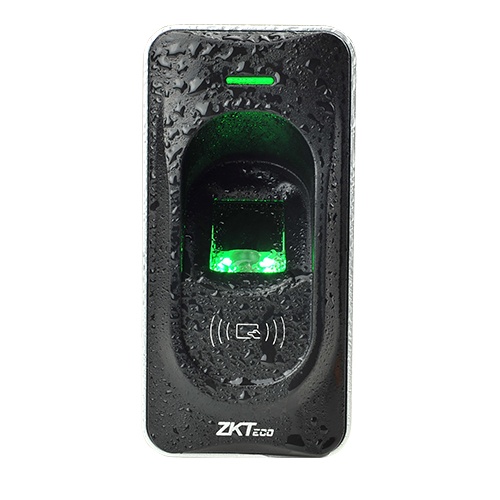 Zkteco fr1200mf - lector esclavo de huella y tarjetas mifare 13.56 mhz / ip65 / rs485 / led indicador de estado / compatible con