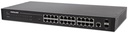 Switch Intellinet Gigabit Ethernet 560917, 24 Puertos 10/100/1000Mbps + 2 Puertos SFP, 52 Gbit/s, 8000 entradas - Administrable