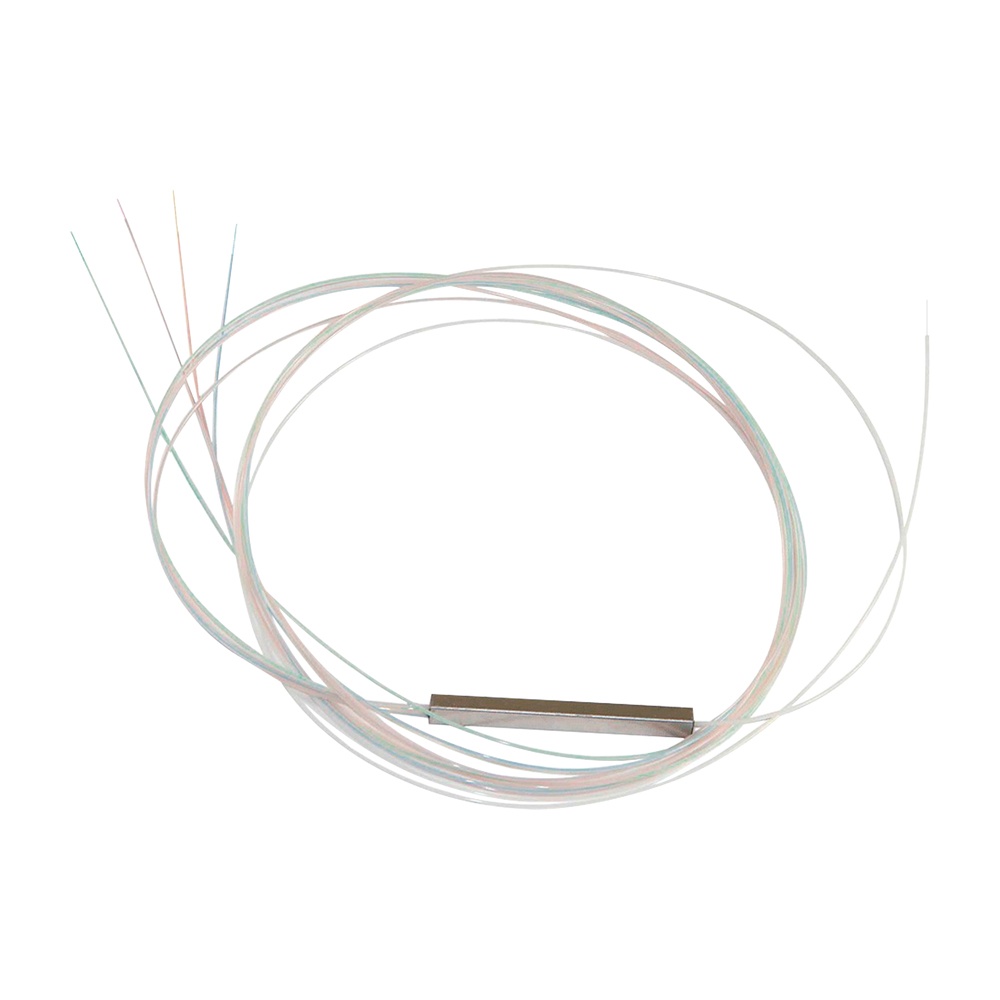 Splitter (divisor óptico) tipo plc, de 1x4, para fusión (sin conectores)