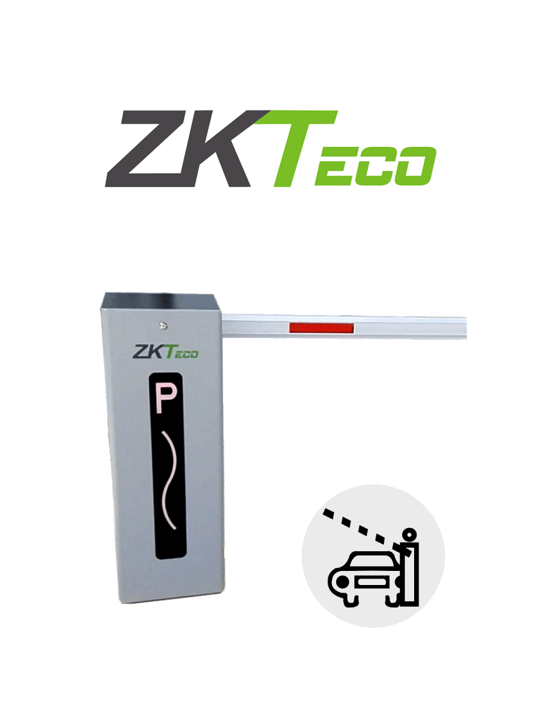 Zkteco cmp200 - barrera vehicular de doble dirección izq o der/ brazo telescópico de 2.6 hasta 4.5 metros / 3 seg. / gabinete co