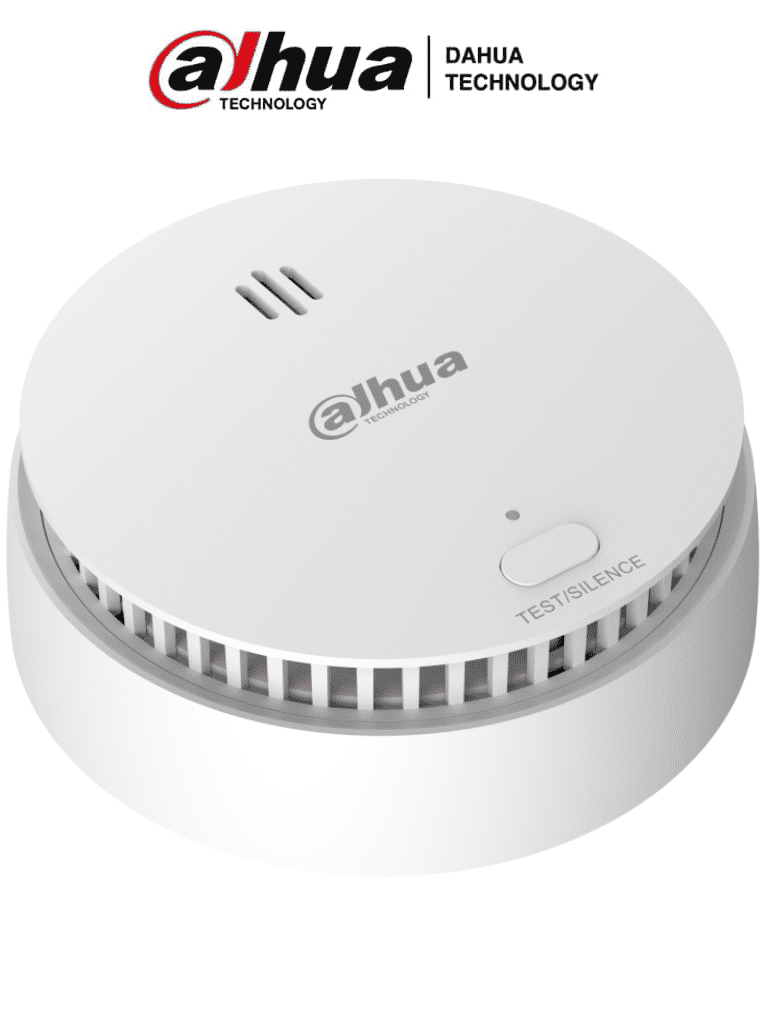 Dahua dhi-hy-sa21a-w2 - detector de humo inalámbrico/ sensor fotoeléctrico dual/ sirena de 85db/  función de prueba y silenciar/