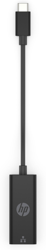 Adaptador hp g2 usb-c a rj45 color negro