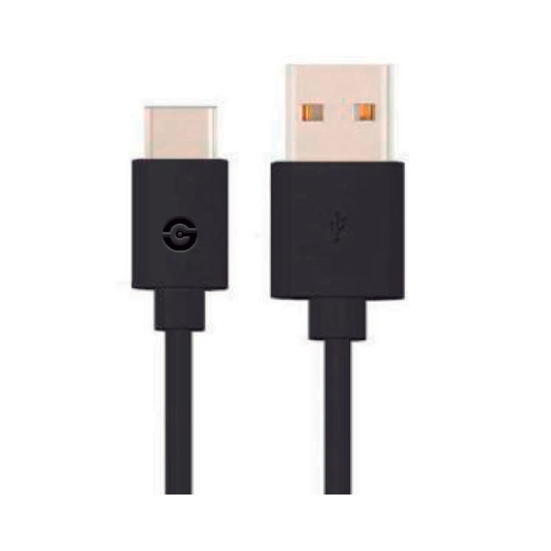Cable getttech jl-3513 usb 2.0, usb a usb tipo c, negro, 1.5mts