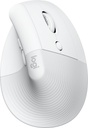Mouse ergonomico lift vertical white