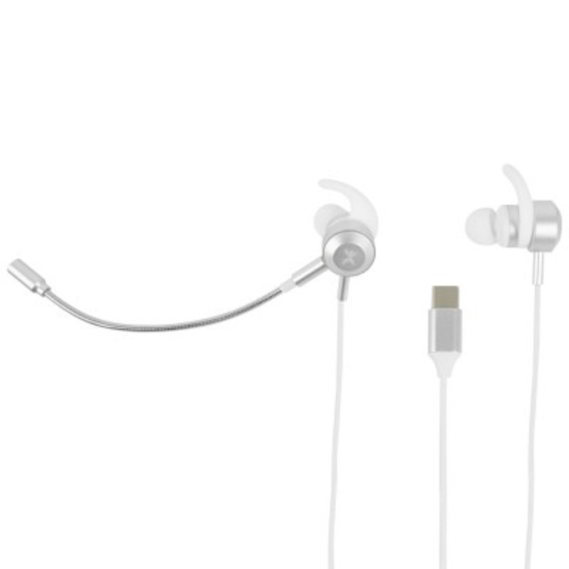 Audífonos Alámbricos Tipo C Perfect Choice MIZIK PC-116417 Con Micrófono Desmontable