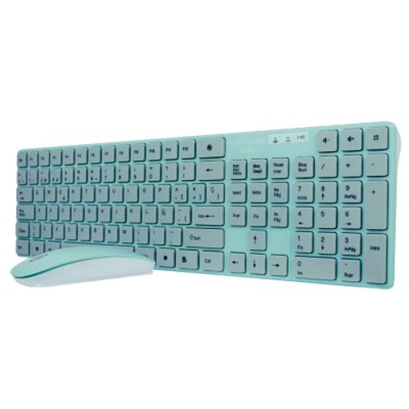 Kit Teclado Membrana Y Mouse PERFECT CHOICE PC-201243 Inalámbrico 1600 DPI
