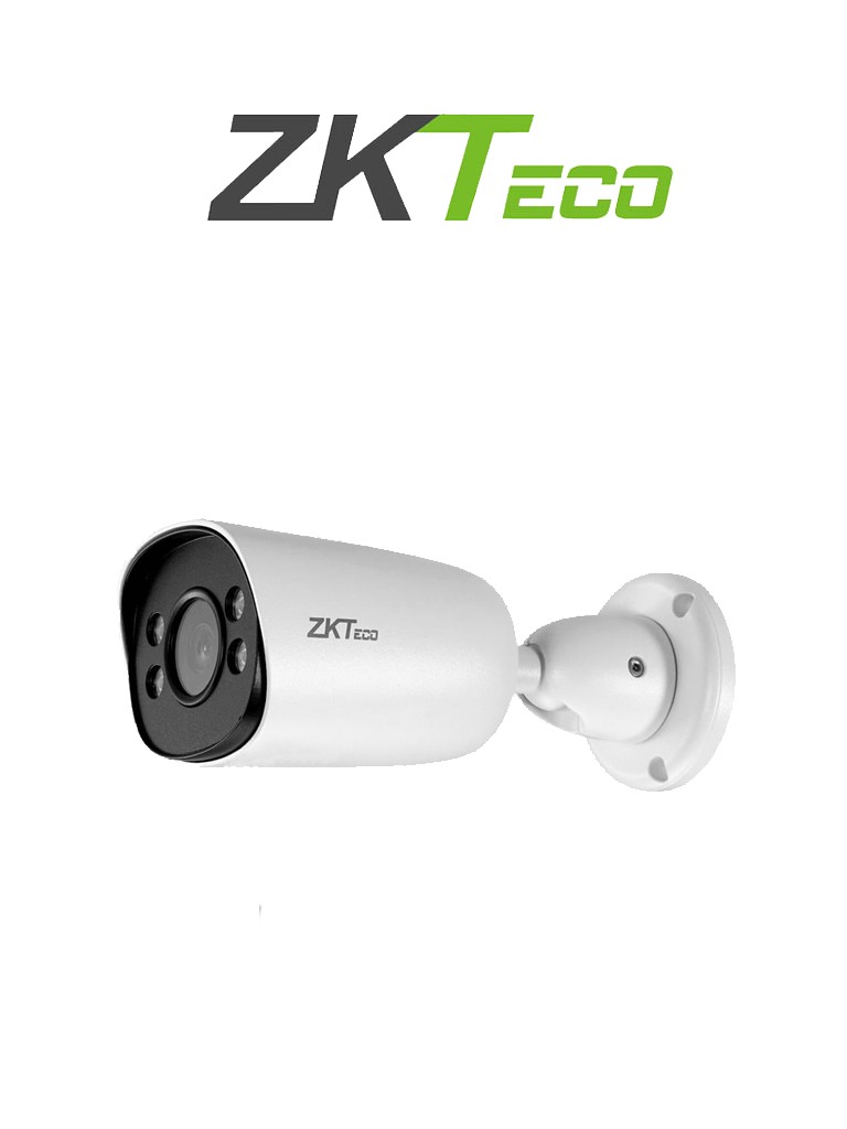 Zkteco bs855p12cs7cmi - cámara ip bullet 5mp full color 24/7 / detección de rostros / lente de 3.6 mm / compresión h.265 / poe /
