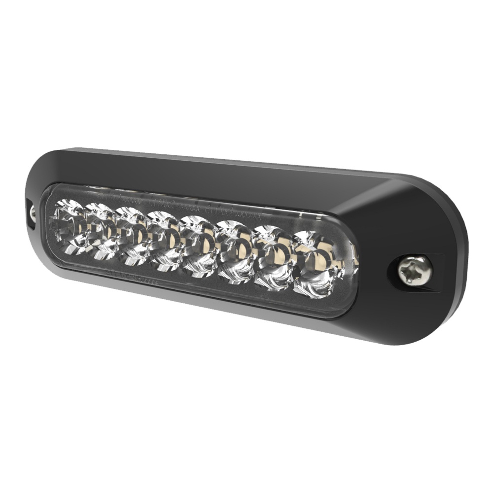Luz auxiliar serie x3744, 8 leds ultra brillantes, color rojo claro.