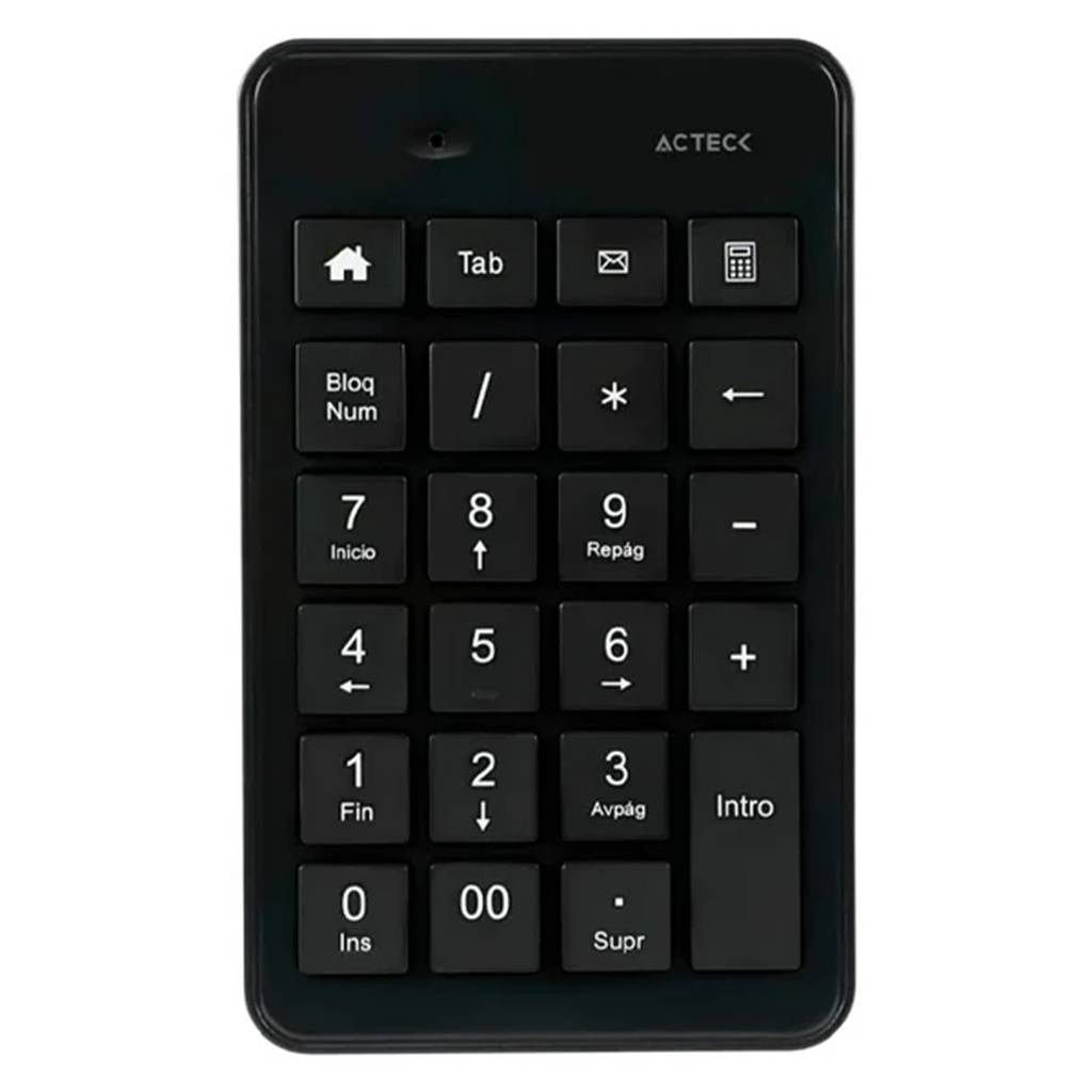 Teclado Numérico Acteck AC-934176 Inspire Pad TN450 Inalámbrico Bluetooth