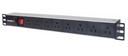 Intellinet PDU para Rack 19'' 713993, 125V, 15A, 8 Contactos