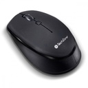 Mouse inalambrico techzone tz19mou01-ina, resolucion 1600 dpi, ambidextro, alcance 10 metros, color negro